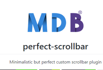 perfect-scrollbar.js 是一款自定义滚动条js插件