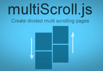 multiscroll.js – jQuery左右垂直反向滚动插件